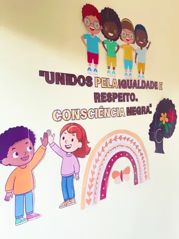Painel Consciência Negra: Decoração Escolar Educativa — amostra 4: Painel lúdico da Consciência Negra: material completo…