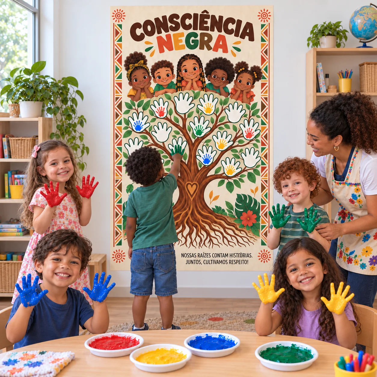 Painel consciência negra - Educação infantil — capa do material