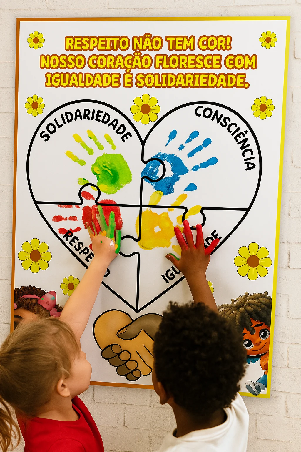 Painel Consciência Negra - Painel Interativo — amostra 1: Celebre o Dia da Consciência Negra de forma lúdica e…