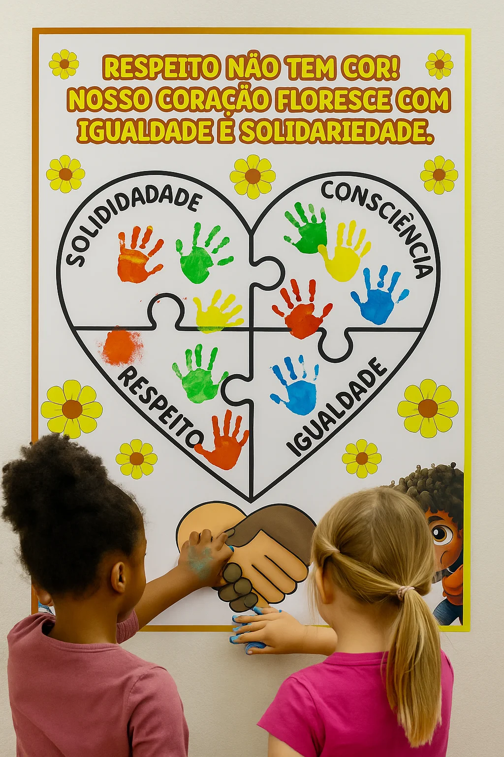Painel Consciência Negra - Painel Interativo — amostra 2: Celebre o Dia da Consciência Negra de forma lúdica e…