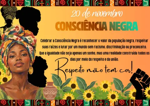 Painel Consciência Negra para Imprimir- Decoração Escolar — capa do material