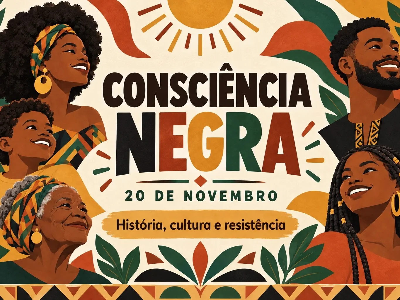 Painel Consciência Negra para Imprimir em PDF — 100 x 70 cm — capa do material