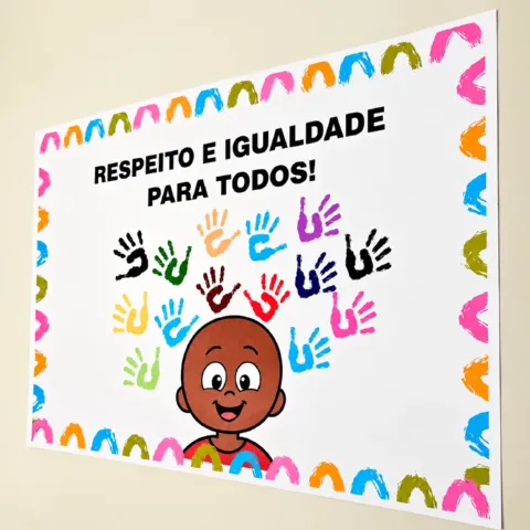 Painel Consciência Negra para Imprimir – Respeito e Igualdade — amostra 2: Painel Consciência Negra para imprimir em PDF,…