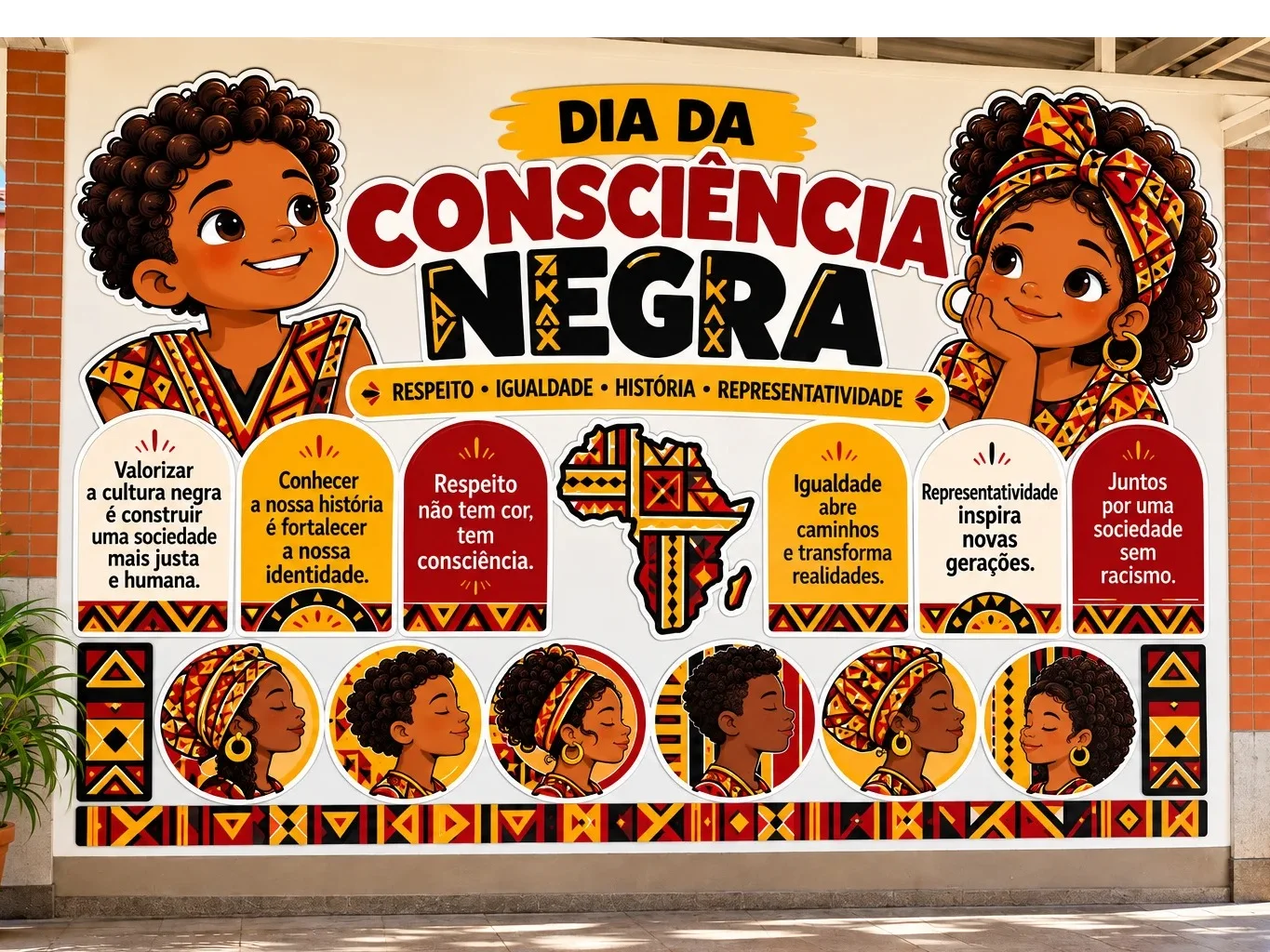 Painel Consciência Negra: Respeito e Igualdade — Ciências para Todas as séries: Material sobre Consciência Negra para…