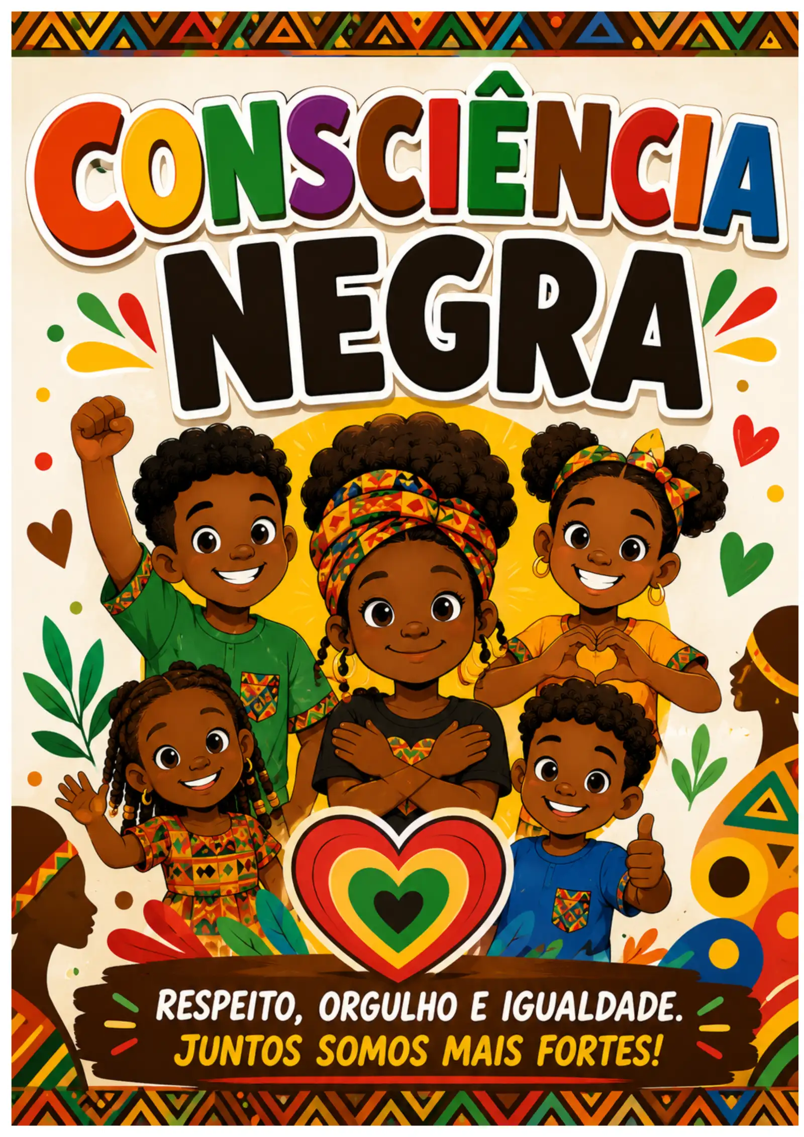 🖤✨ PAINEL CONSCIÊNCIA NEGRA .Um material lindo. — amostra 3: 🖤✨ PAINEL CONSCIÊNCIA NEGRA