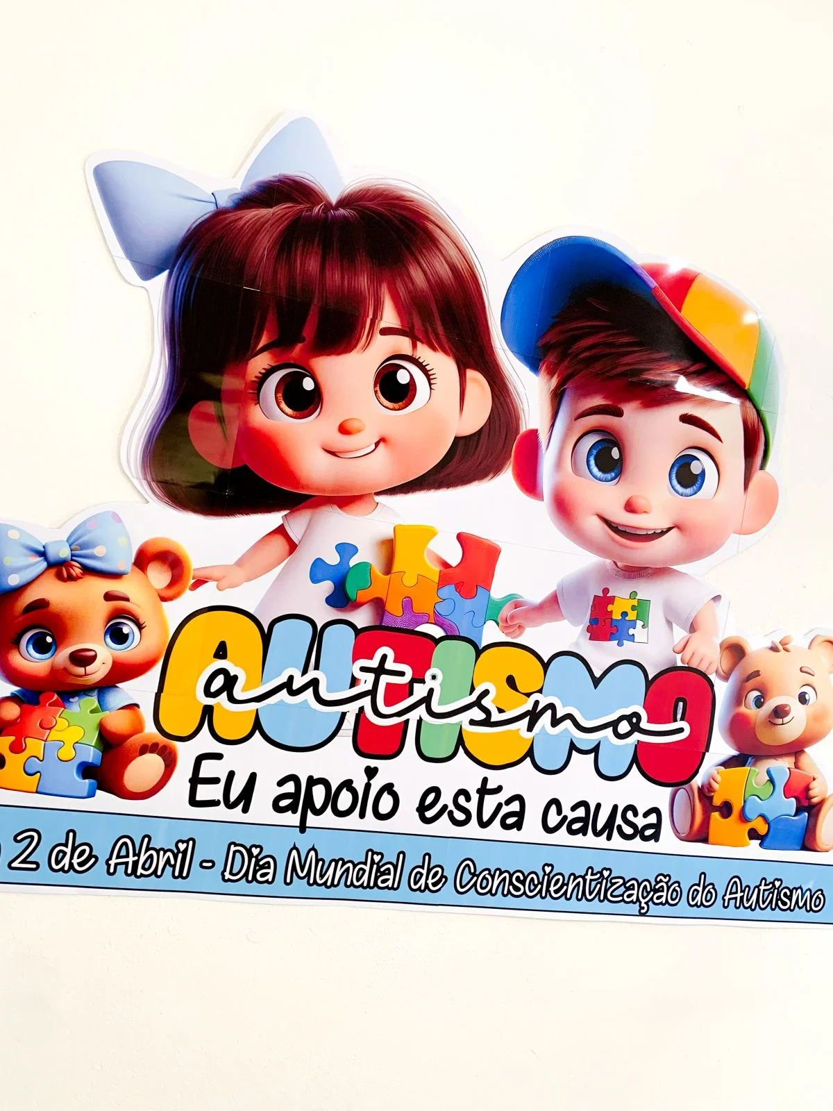 Painel Conscientização do Autismo – PDF para Imprimir — amostra 1: Painel lindo e encantador para comemorar a… Painel Conscientização do Autismo – PDF para Imprimir — amostra 1: Painel lindo e encantador para comemorar a…