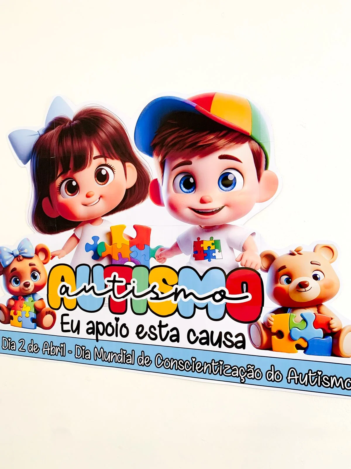 Painel Conscientização do Autismo – PDF para Imprimir — amostra 3: Painel lindo e encantador para comemorar a… Painel Conscientização do Autismo – PDF para Imprimir — amostra 3: Painel lindo e encantador para comemorar a…