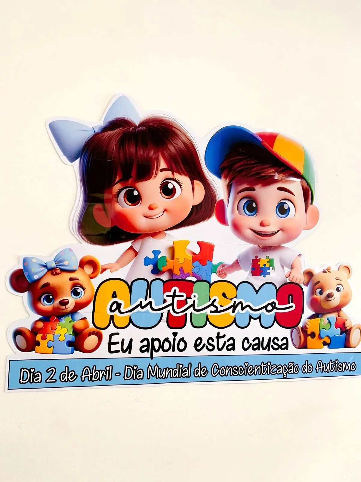 Painel Conscientização do Autismo – PDF para Imprimir — amostra 4: Painel lindo e encantador para comemorar a… Painel Conscientização do Autismo – PDF para Imprimir — amostra 4: Painel lindo e encantador para comemorar a…