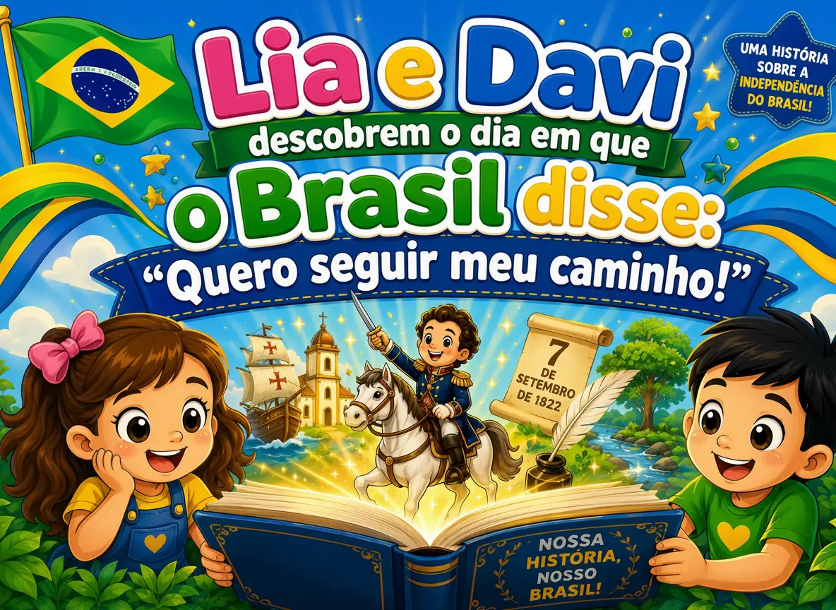 Painel Contação de história sobre a Independência do Brasil. — amostra 3: Transforme a aula sobre a Independência do Brasil…