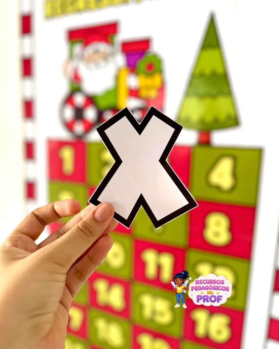 Painel Contagem Regressiva para o Natal — amostra 6: Um recurso para envolver os alunos na rotina diária, trabalhar a…