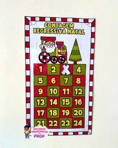 Painel Contagem Regressiva para o Natal — capa do material