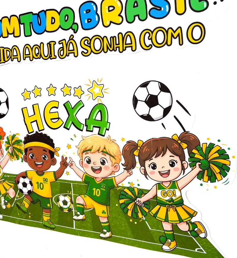Painel Copa do Mundo: PDF Colorido para Decorar a Escola — amostra 4: Para quem é indicado