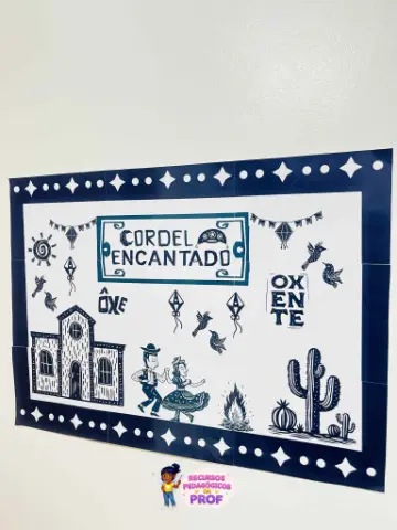 Painel “Cordel Encantado” — capa do material