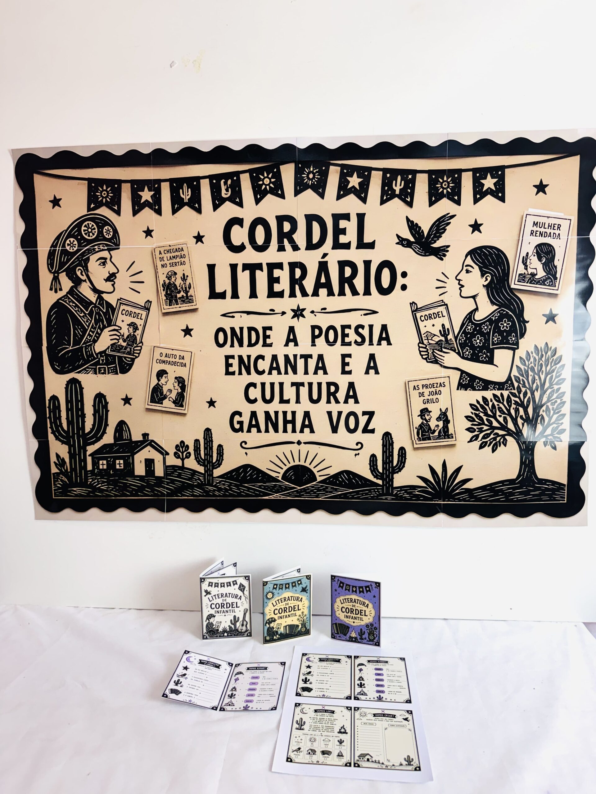 Painel cordel literário e kit criação de livretos – PDF para Imprimir — amostra 4: PAINEL CORDEL LITERÁRIO E KIT CRIAÇÃO DE…