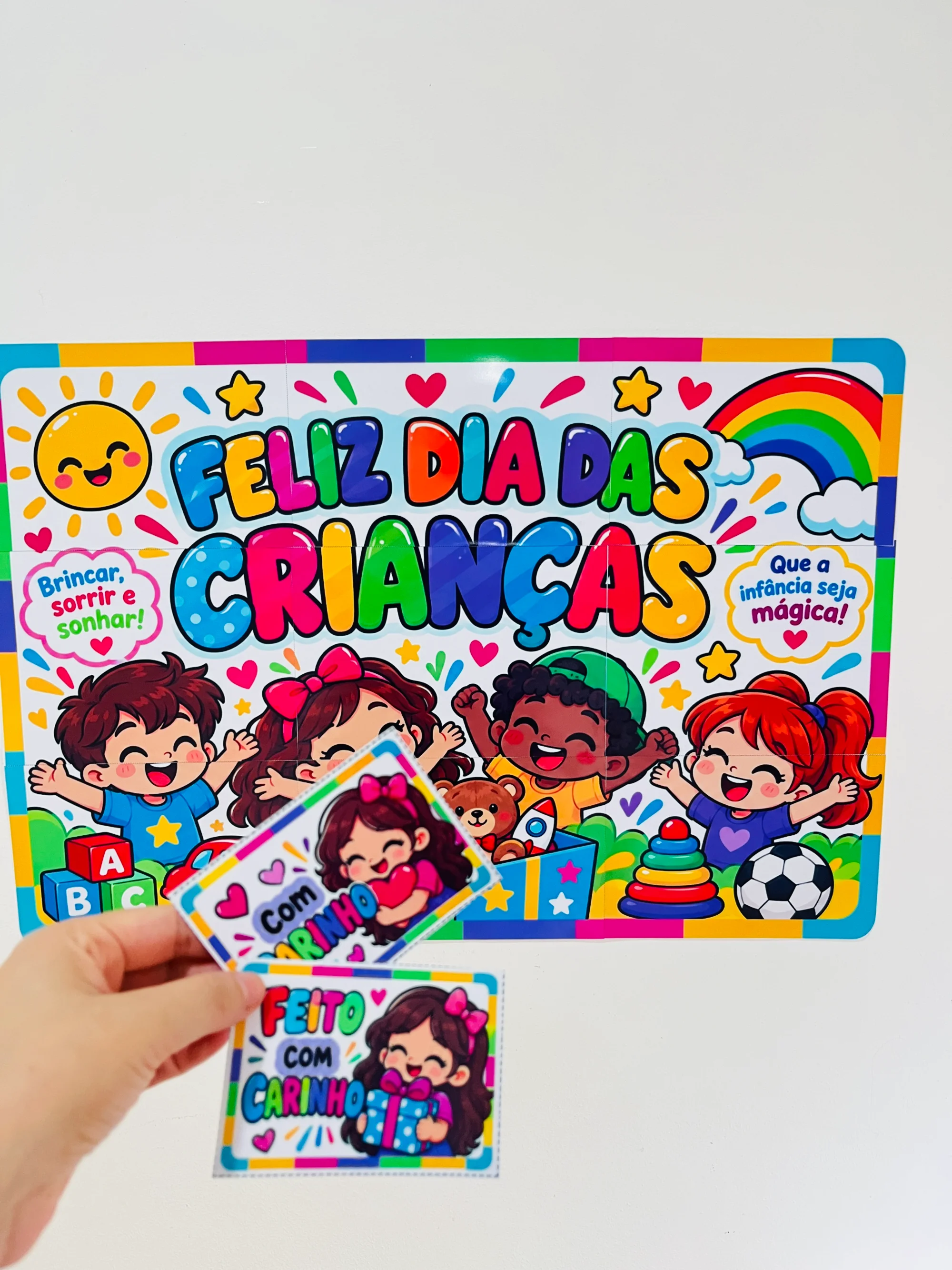 PAINEL + COROA DIA DAS CRIANÇAS — Ed Infantil / EF — capa do material