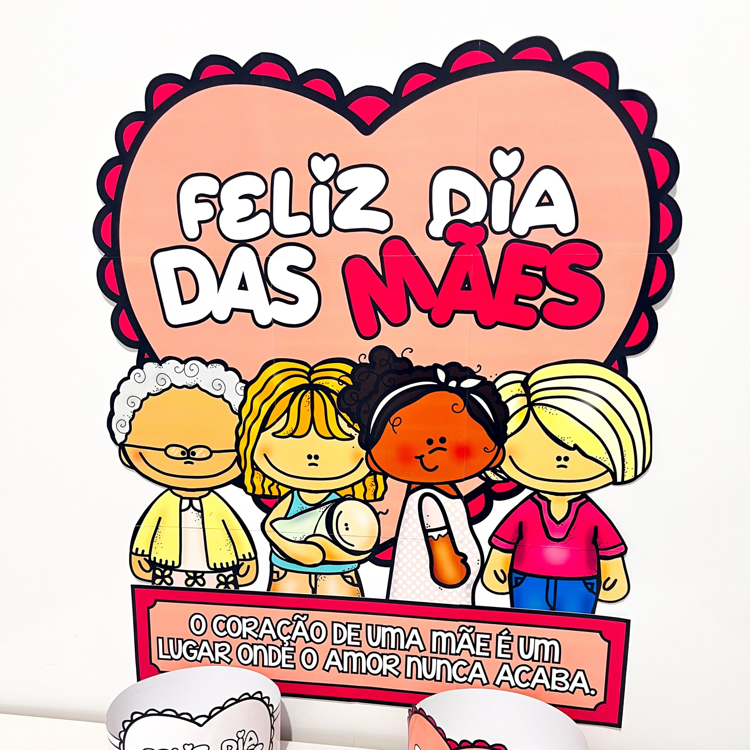 Painel + coroa: dia das mães – Material Pedagógico — capa do material