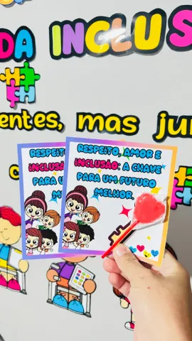 Painel da Inclusão Para Educação Infantil e Ensino Fundamental Em PDF! — amostra 1: ✨ Transforme sua sala de aula em um…
