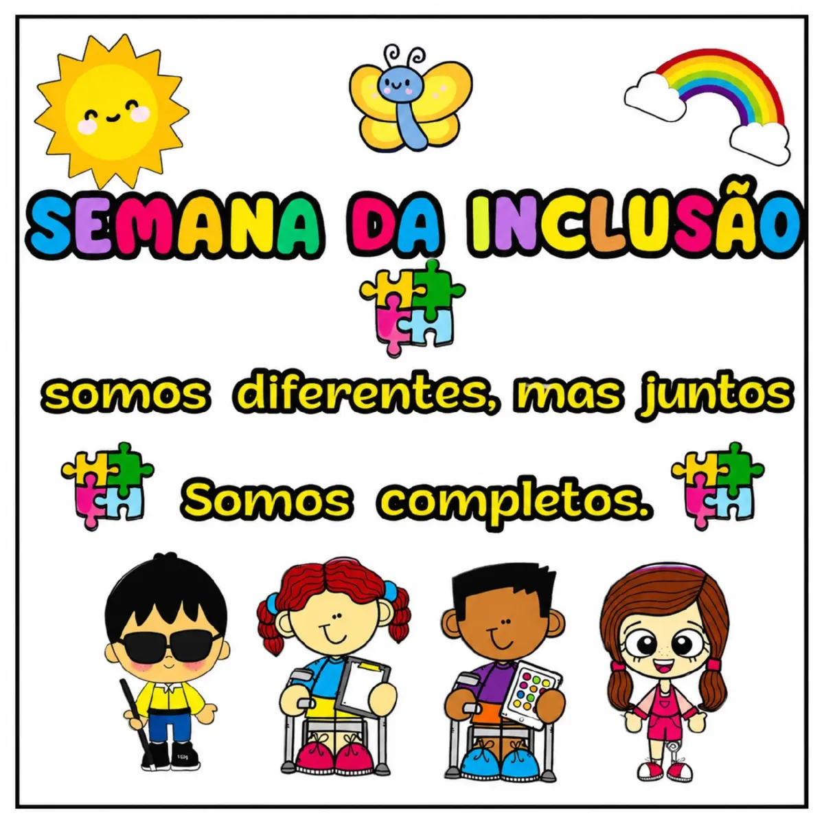 Painel da Inclusão Para Educação Infantil e Ensino Fundamental Em PDF! — Português para Educação Infantil: Painel da…