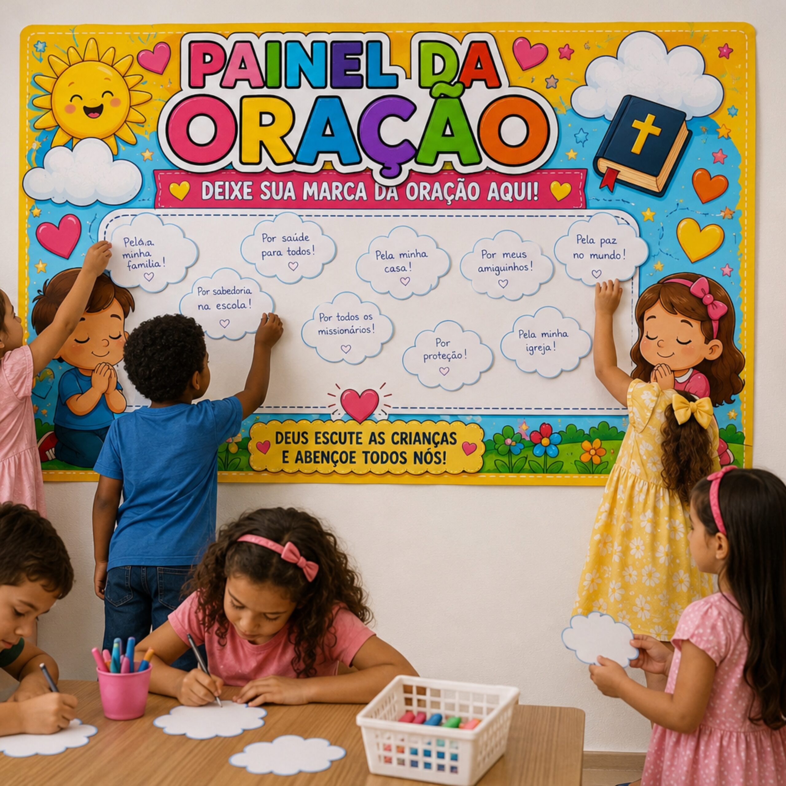 Painel da oração infantil – PDF para Imprimir — capa do material