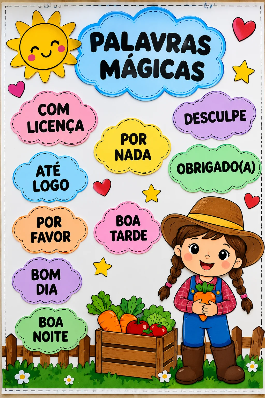 🌟 PAINEL DAS PALAVRAS MÁGICAS- ALFABETIZAÇÃO INFANTIL E FUNDAMENTAL — capa do material