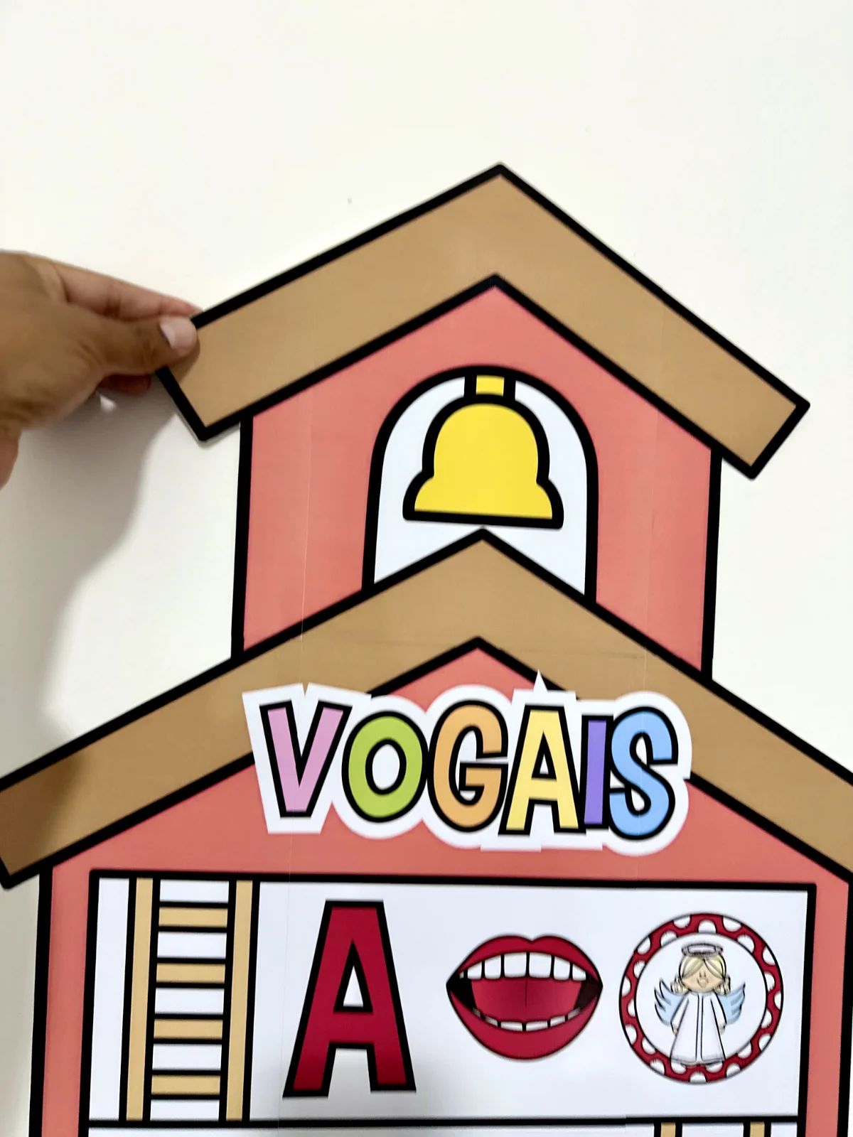 Painel das vogais para educação infantil — amostra 5: Painel Vogais para trabalhar o tema com crianças da Educação Infantil