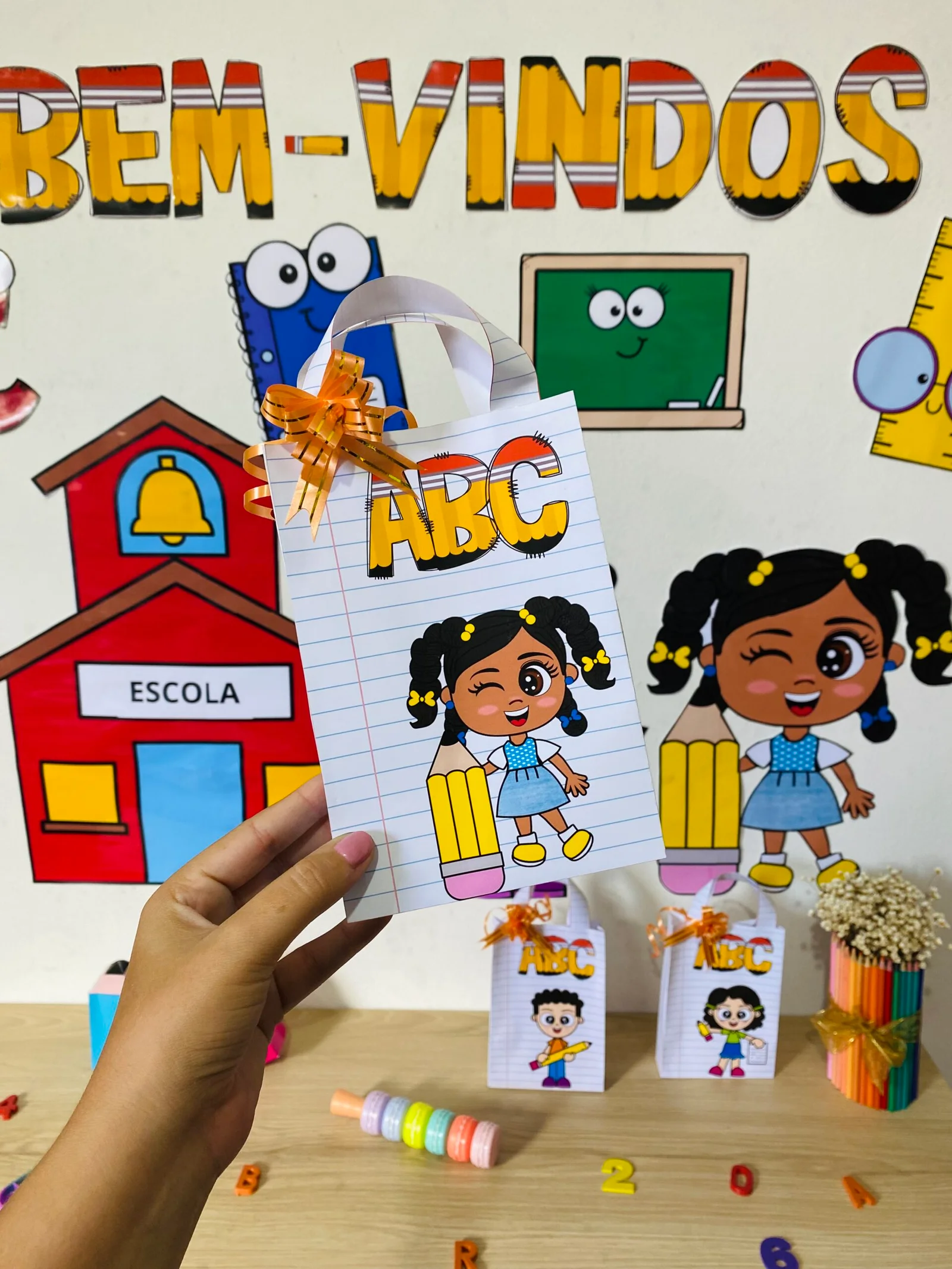Painel de acolhida para imprimir na Educação Infantil — amostra 5: Prepare a sala para receber a turma com um painel de…