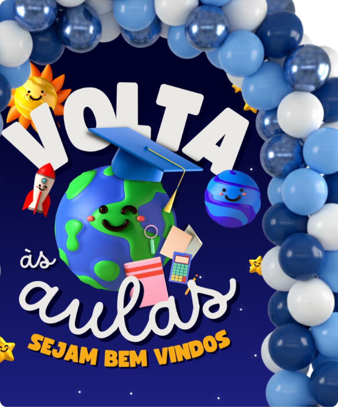 Painel de acolhida para imprimir na volta às aulas — amostra 3: O que você recebe