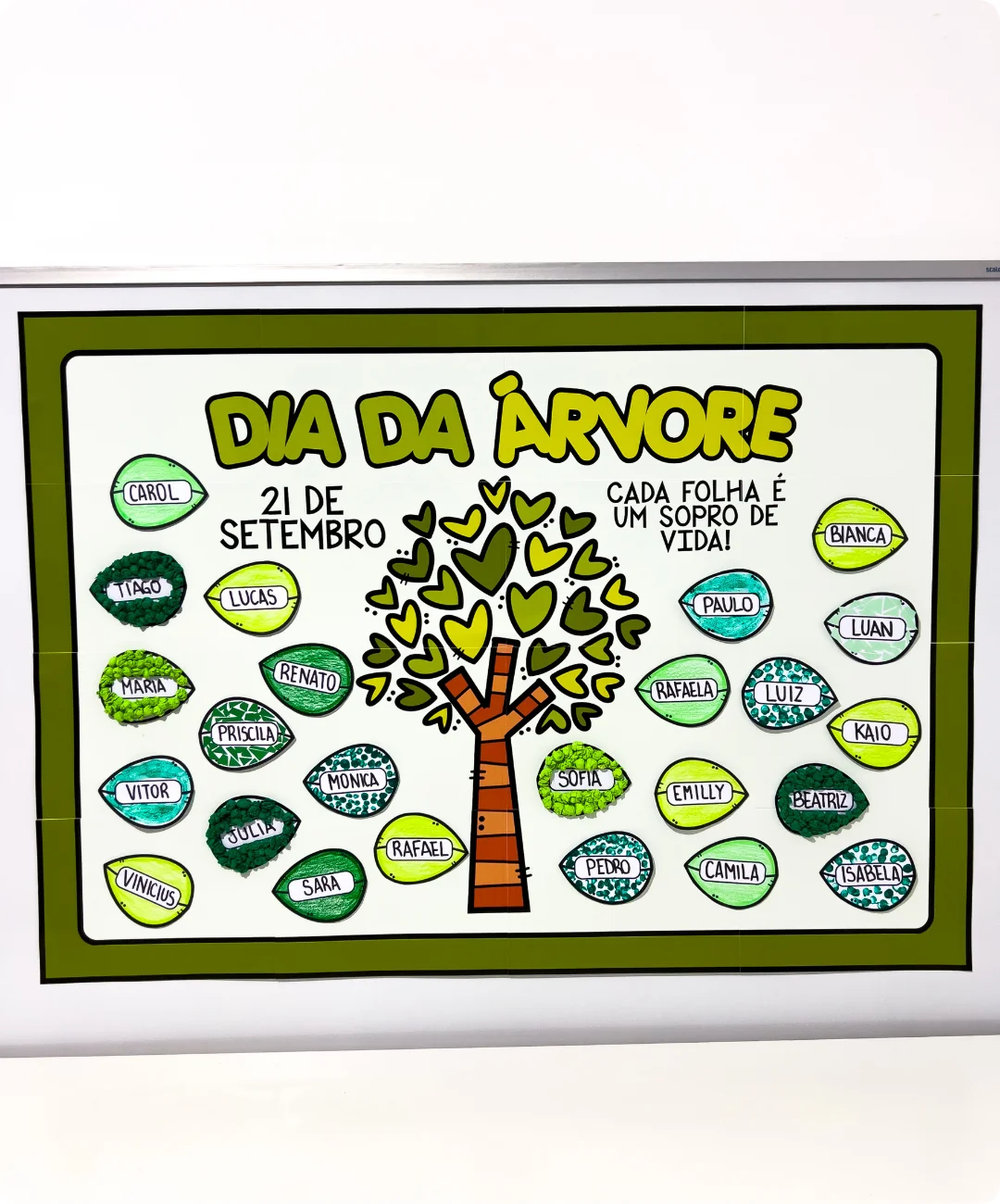 Painel de árvore para imprimir — Educação Infantil — Alfabetização para Educação Infantil: Transforme a participação da…