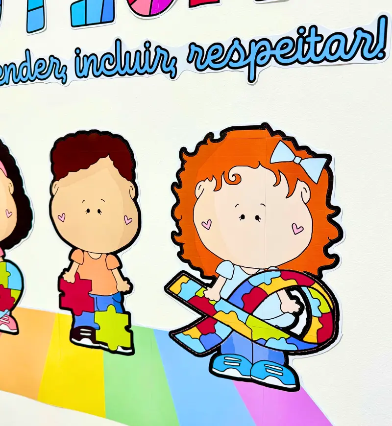 Painel de Autismo para Imprimir: Conscientização e Inclusão — amostra 4: Para quem é indicado