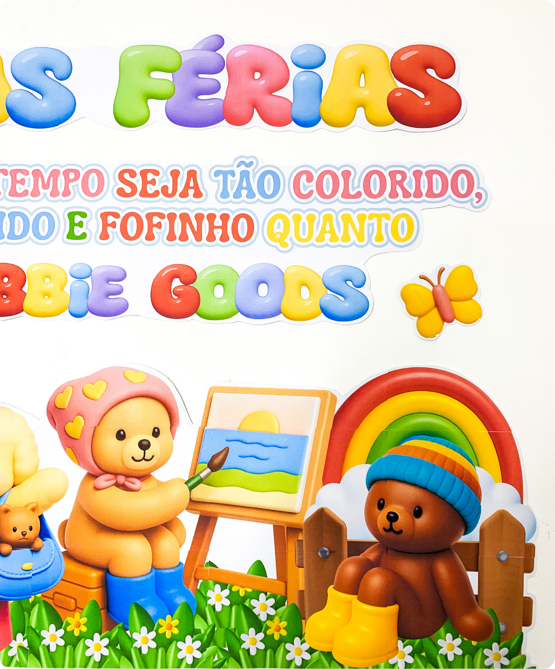 Painel de boas férias para imprimir – Bobbie Goods — amostra 2: Como aproveitar o painel em sala