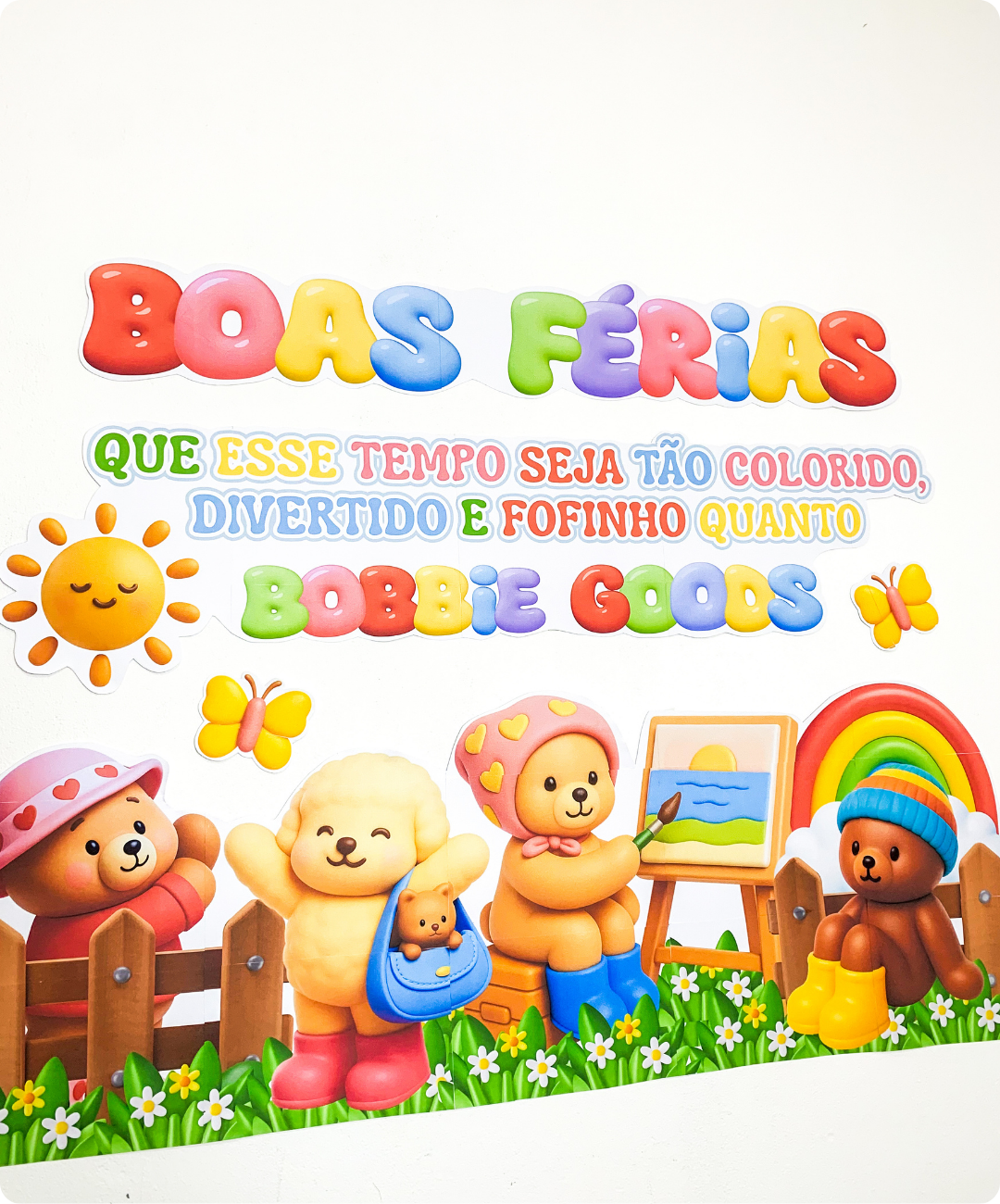 Painel de boas férias para imprimir – Bobbie Goods — amostra 6: Prepare a sala para a despedida do semestre com um painel…