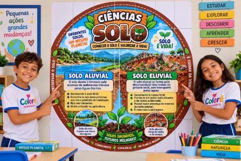 🌱 PAINEL DE CIÊNCIAS — SOLO ALUVIAL... — capa do material