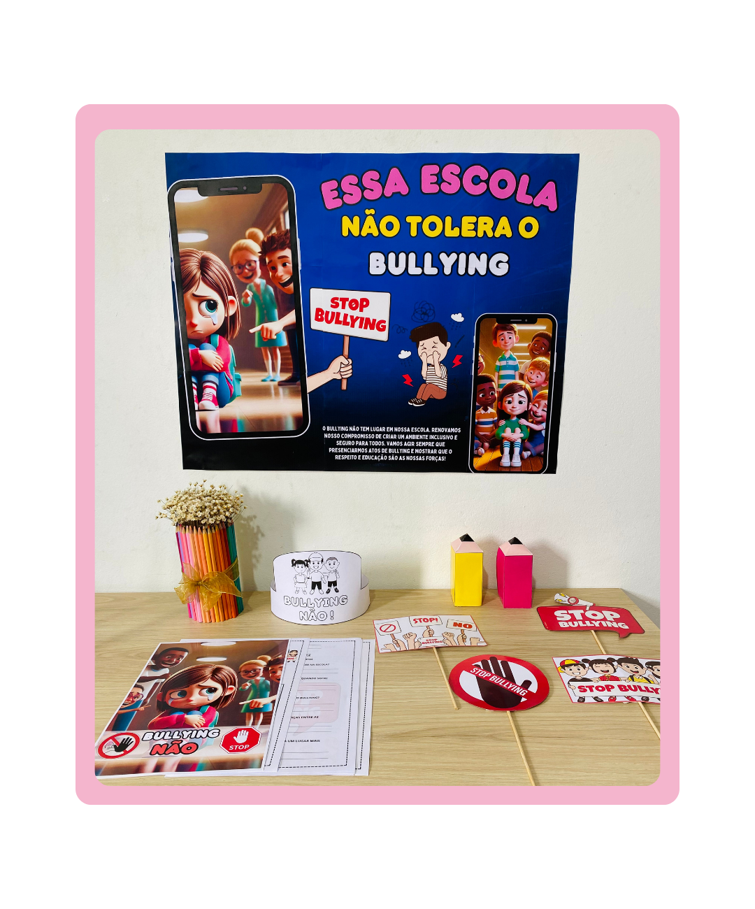 Painel de combate ao bullying para imprimir — capa do material