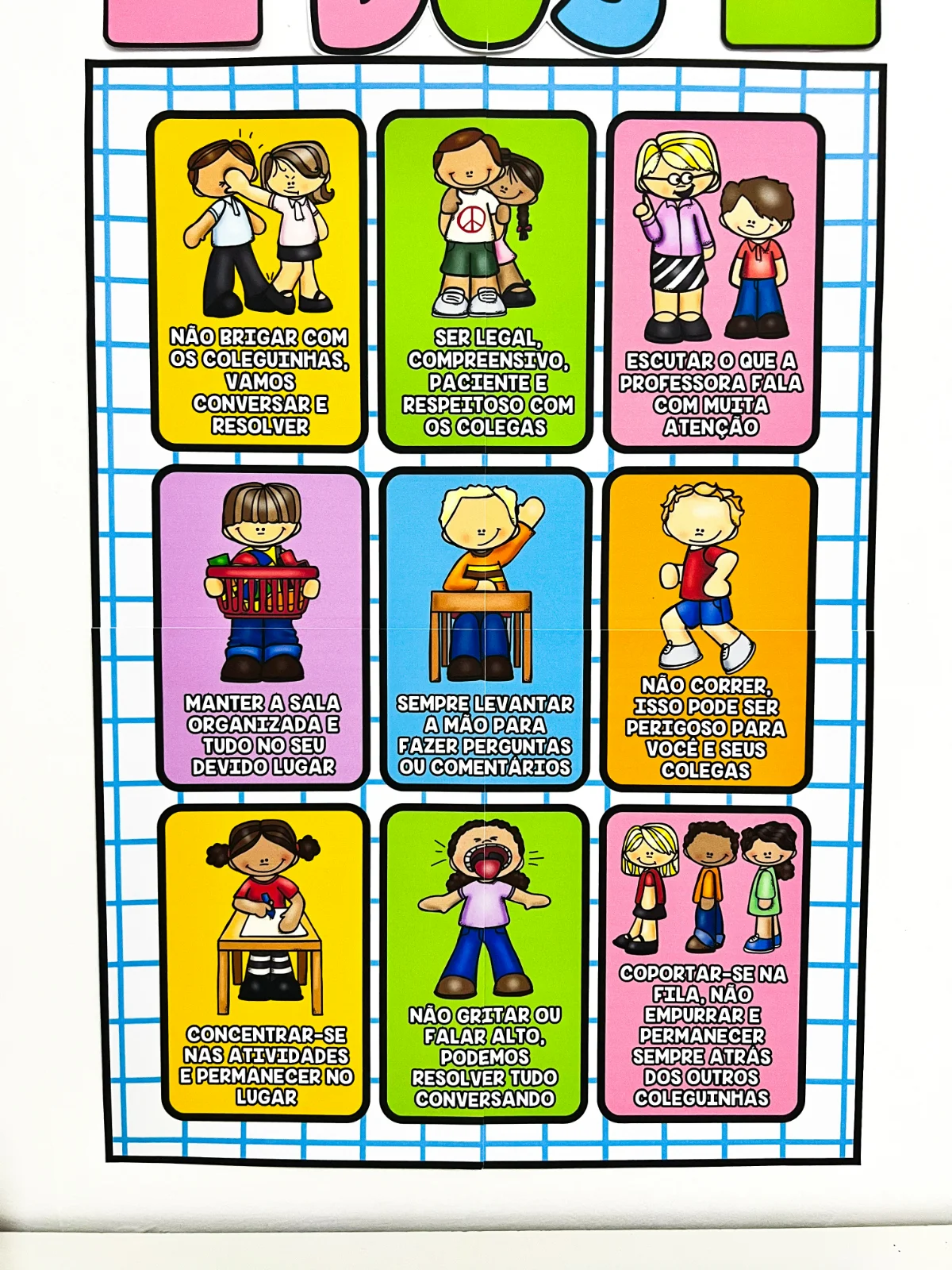 Painel de Combinados da Turma – Material Pedagógico — amostra 1: Sobre o Painel de Combinados da Turma
