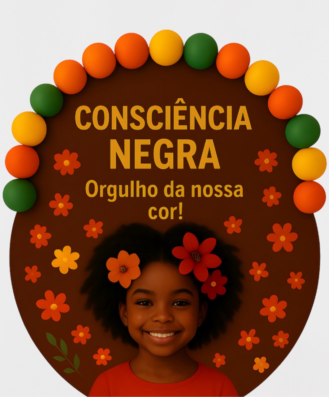 Painel de Consciência Negra para imprimir — amostra 1: Como levar o painel para a sala de aula