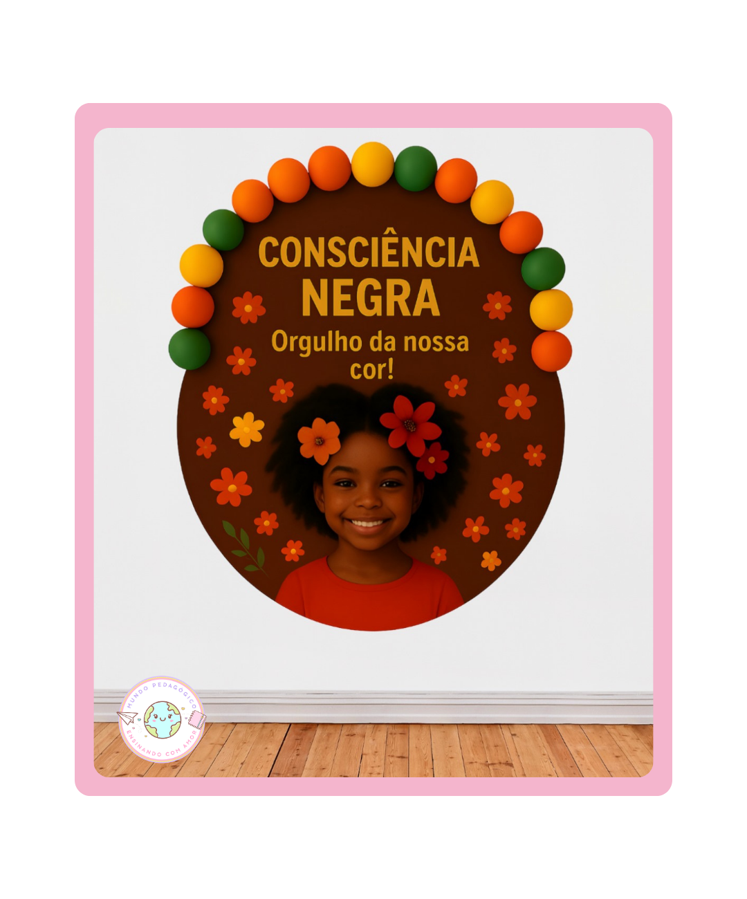 Painel de Consciência Negra para imprimir — capa do material