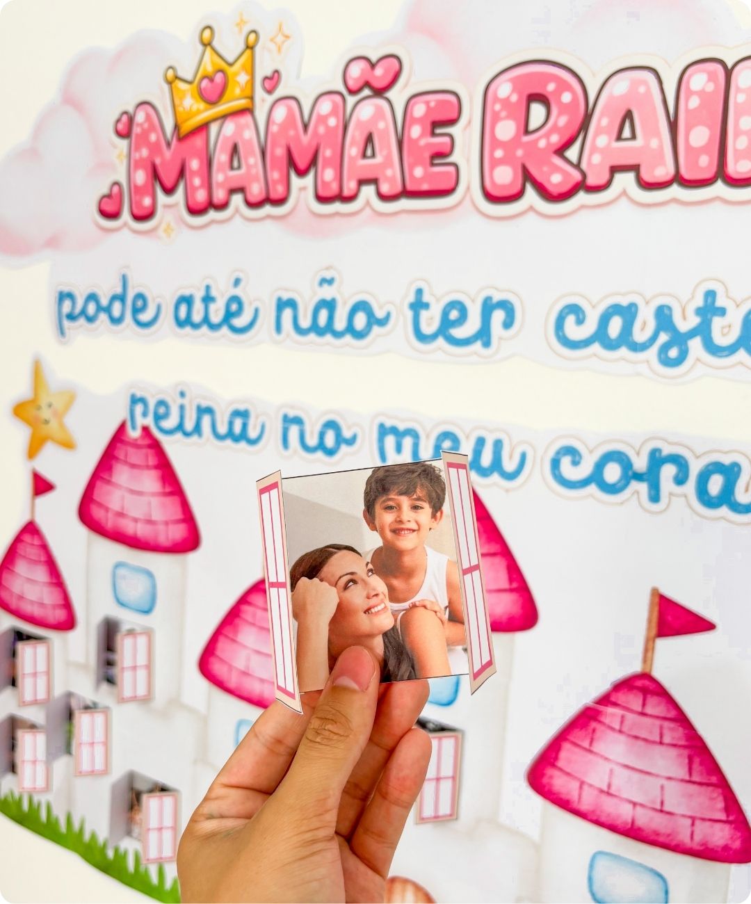 Painel de Dia das Mães para imprimir: Mamãe Rainha — amostra 3: Para quem o recurso é indicado