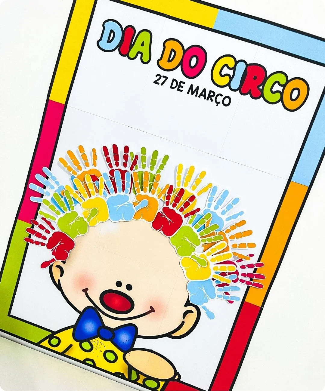 Painel de Dia do Circo para imprimir — amostra 1: Da pintura ao mural: uma produção da turma