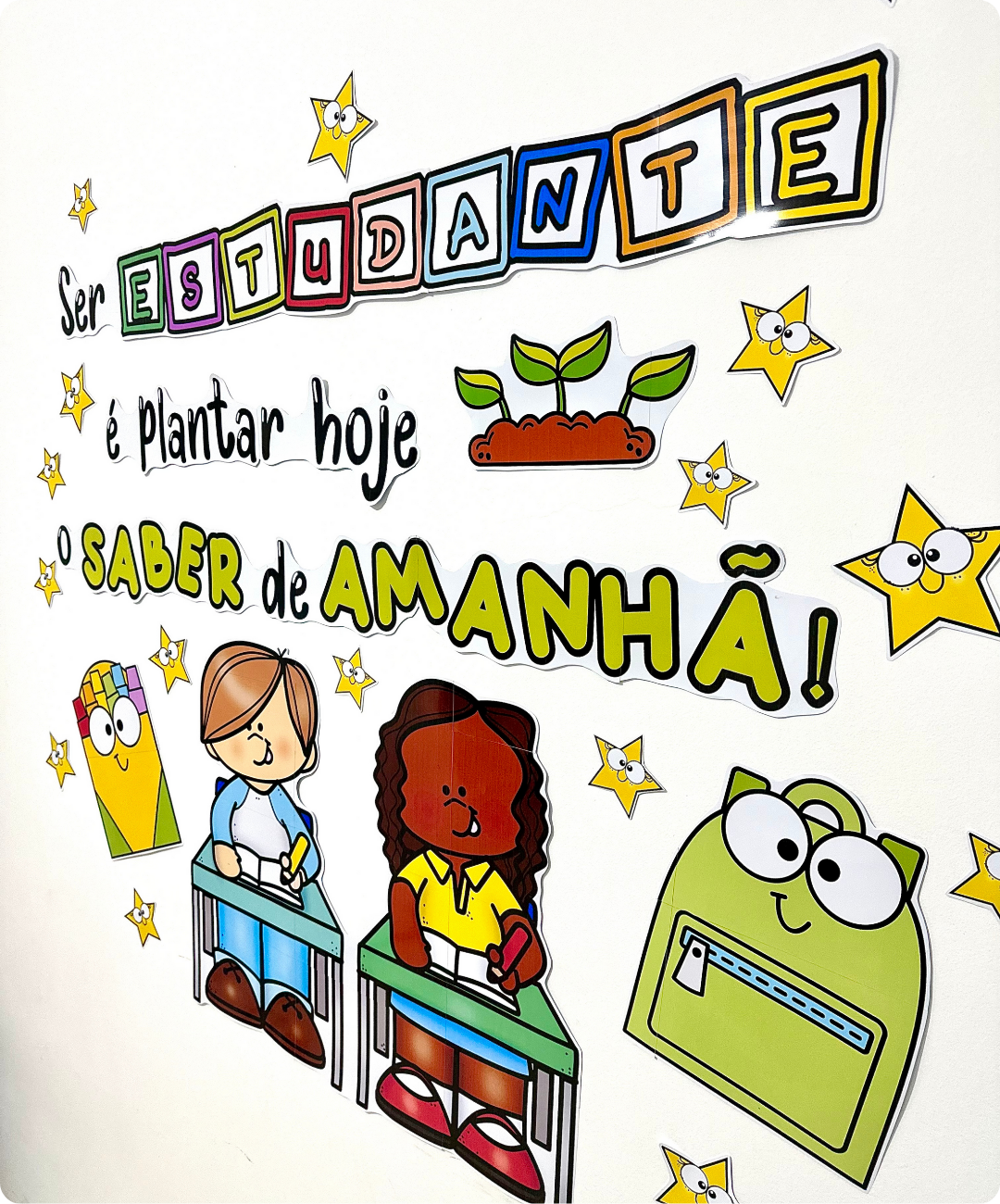Painel de Dia do Estudante para imprimir | Infantil e Anos Iniciais — amostra 1: Uma decoração pronta para celebrar os…