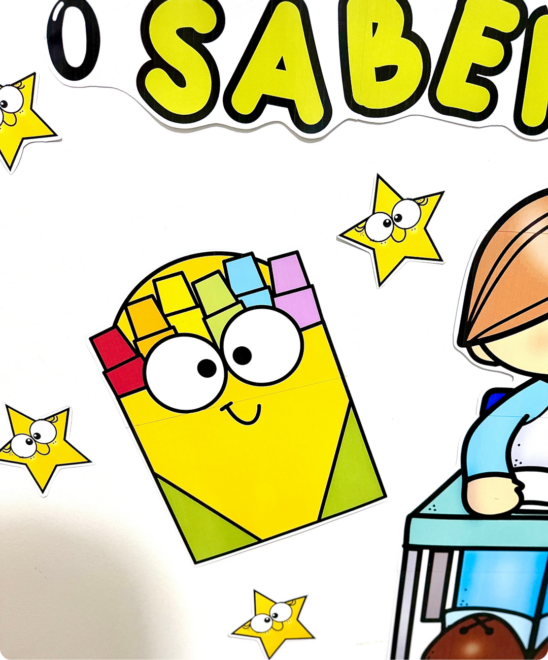 Painel de Dia do Estudante para imprimir | Infantil e Anos Iniciais — amostra 4: Para quais turmas é indicado