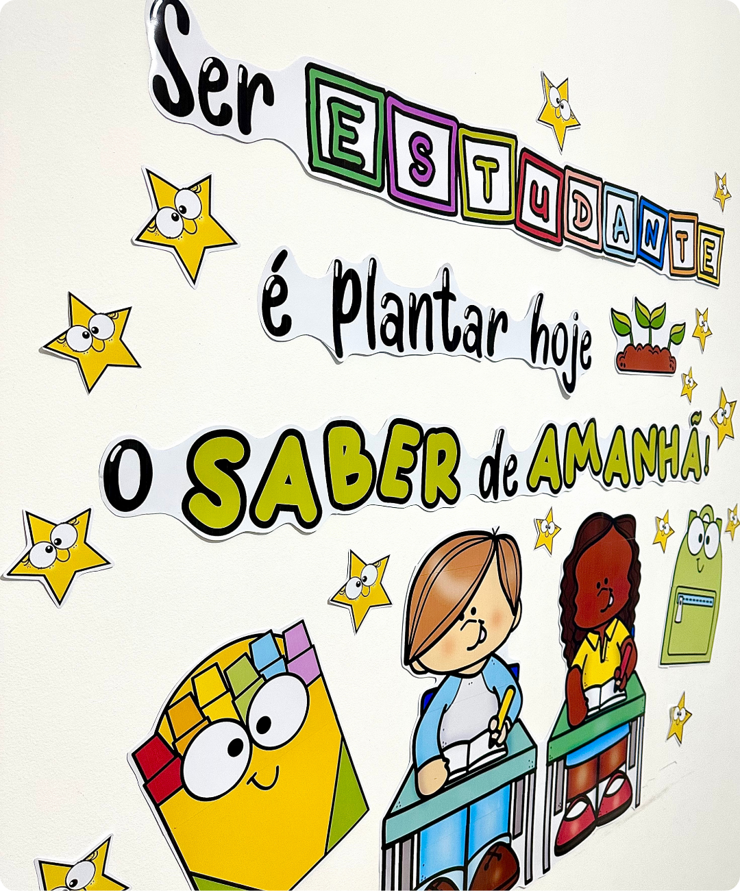 Painel de Dia do Estudante para imprimir | Infantil e Anos Iniciais — amostra 7: Prepare a sala para o Dia do Estudante com…