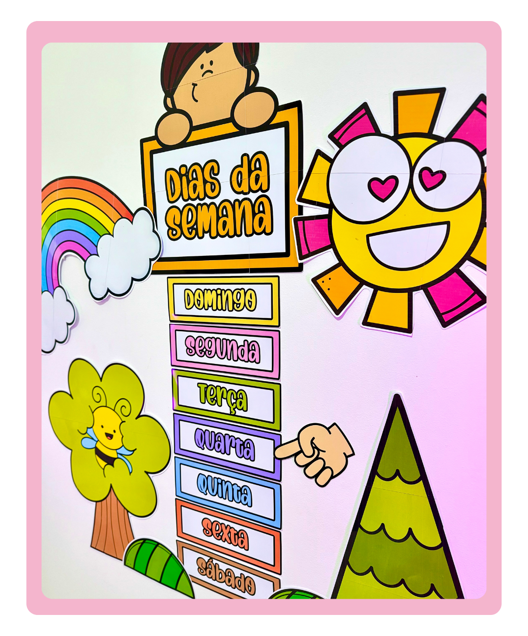 Painel de dias da semana para imprimir – Infantil e Anos Iniciais — amostra 4: Para quais turmas é indicado