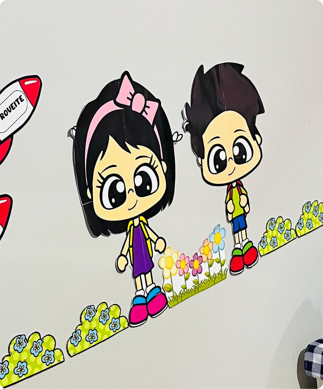 Painel de férias para imprimir com lembrancinhas — amostra 1: Uma decoração para marcar a chegada das férias