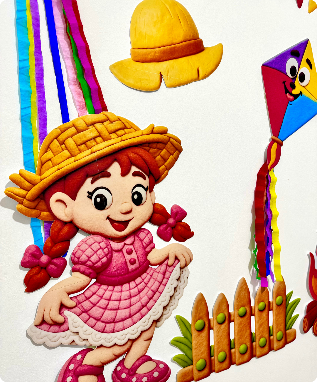 Painel de Festa Junina para imprimir — Infantil e Anos Iniciais — amostra 1: Como utilizar o painel na escola