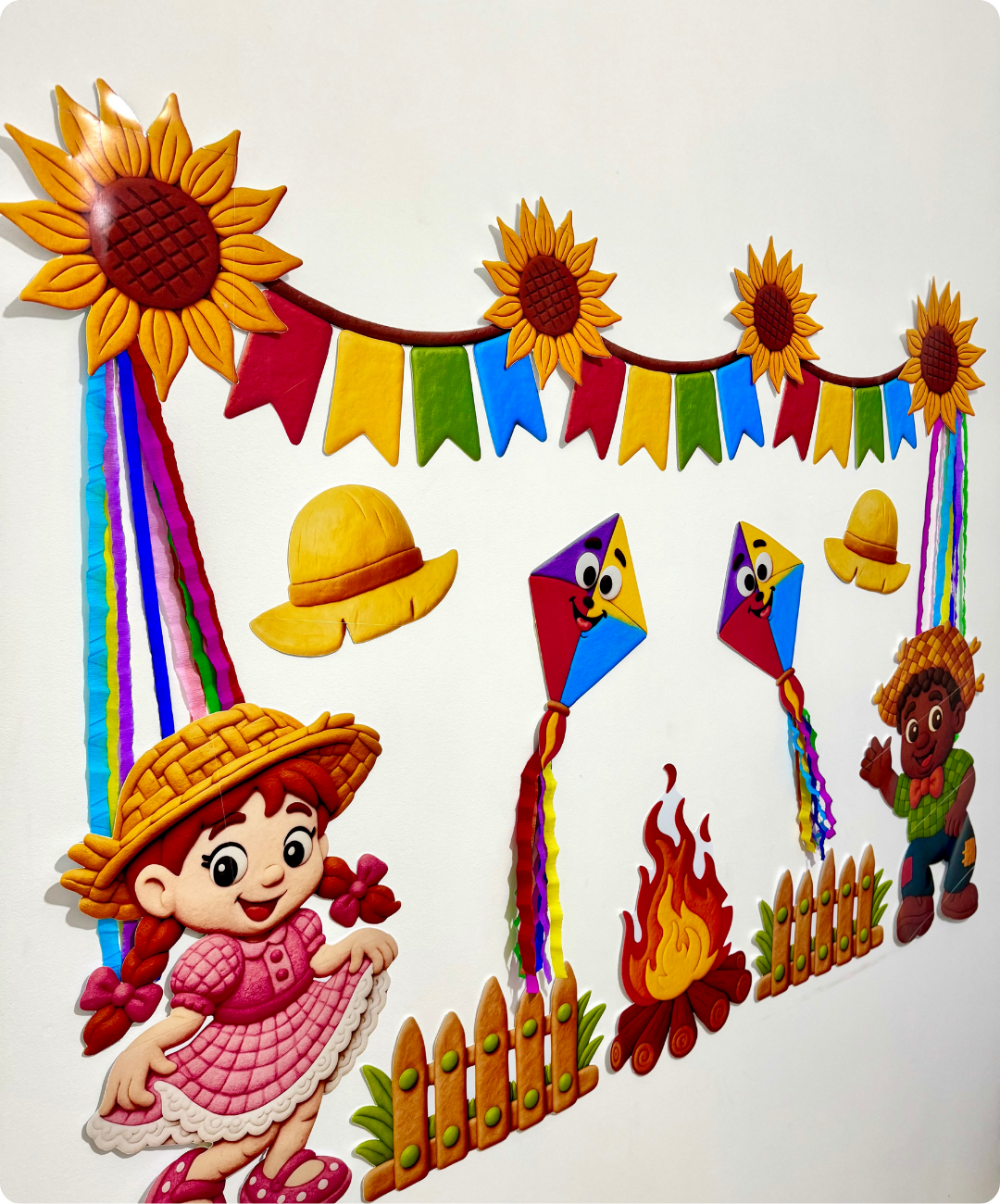 Painel de Festa Junina para imprimir — Infantil e Anos Iniciais — amostra 5: Prepare a decoração junina da sua turma com um…