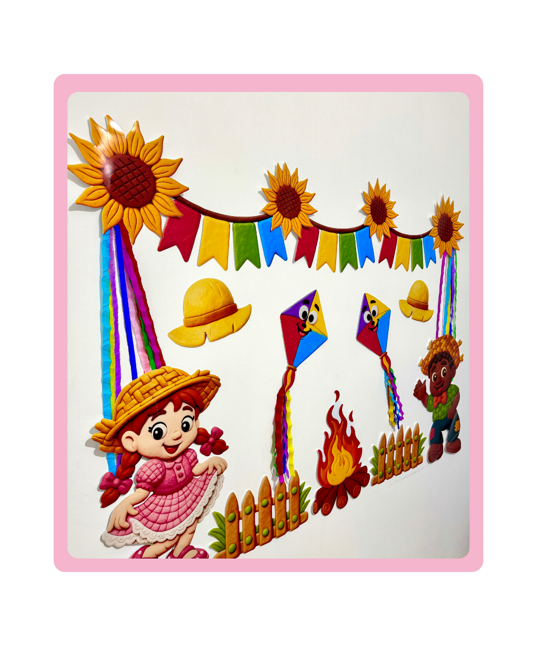 Painel de Festa Junina para imprimir — Infantil e Anos Iniciais — capa do material