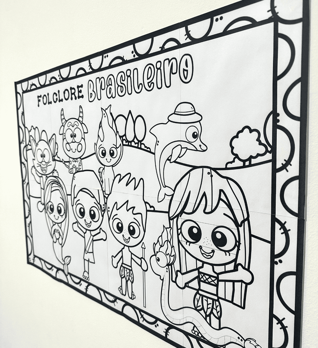Painel de Folclore para Pintura Coletiva em PDF — amostra 4: Para quem é indicado