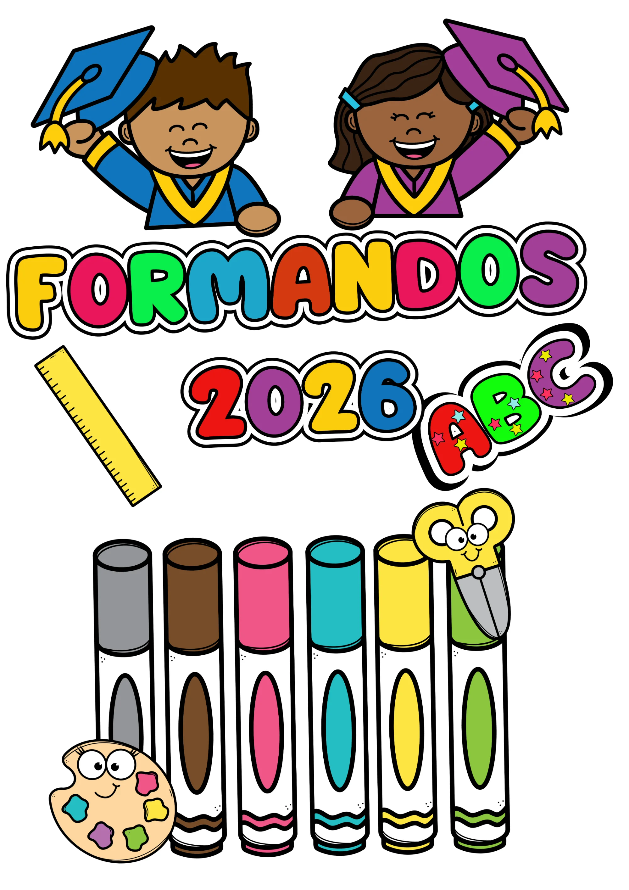 PAINEL DE FORMATURA ABC 2026 PARA EDUCAÇÃO INFANTIL — capa do material