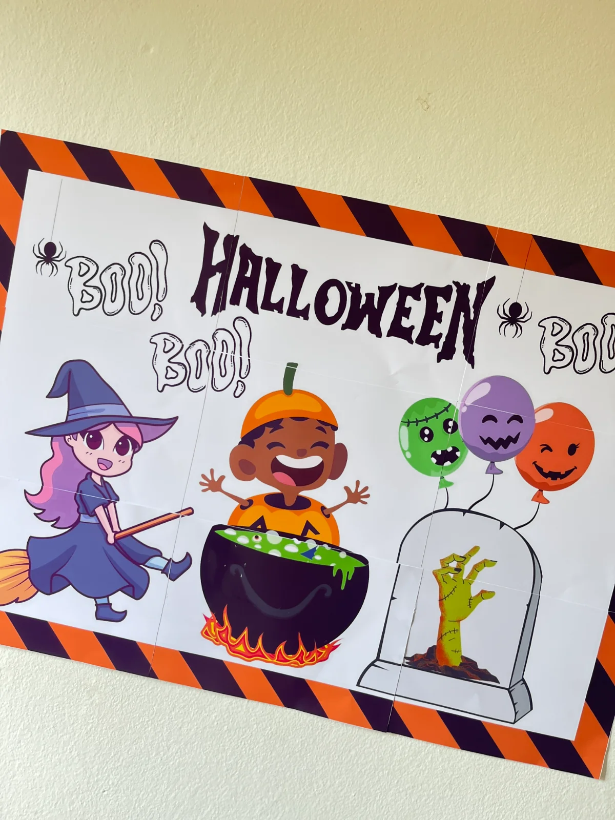 Painel de Halloween – Educação Infantil e Anos Iniciais | Arte — amostra 3: Painel de Halloween para decorar a sala de aula…