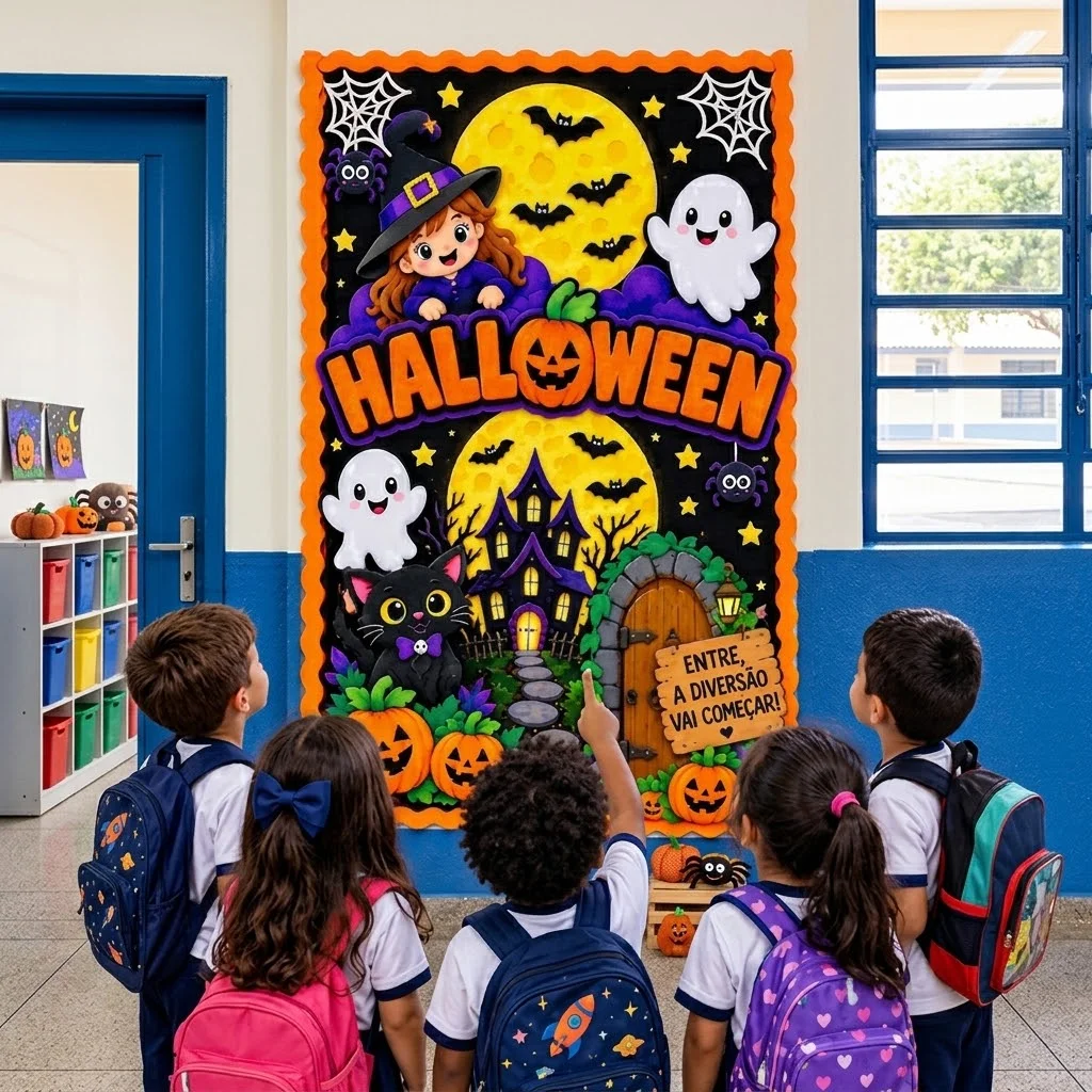 Painel de Halloween para Imprimir – Decoração Escolar — amostra 2: ✨ O QUE VOCÊ RECEBE? Painel de Halloween para Imprimir – Decoração Escolar — amostra 2: ✨ O QUE VOCÊ RECEBE?